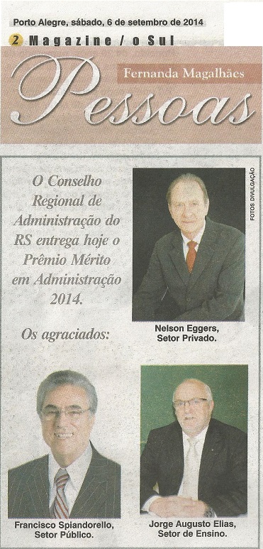 Prêmio Mérito em Administração 2014